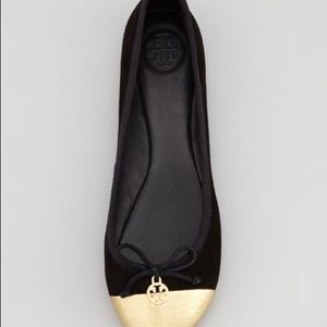 Tory Burch Chelsea Cap-Toe Ballerina Flat